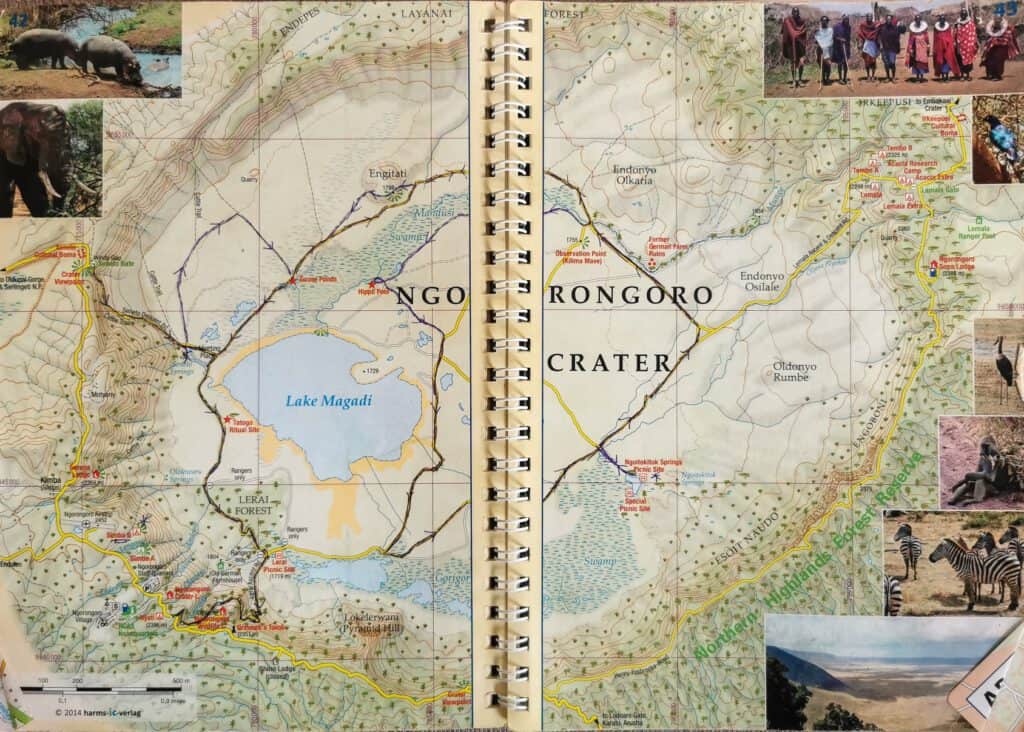 A map of Ngorongoro Carter